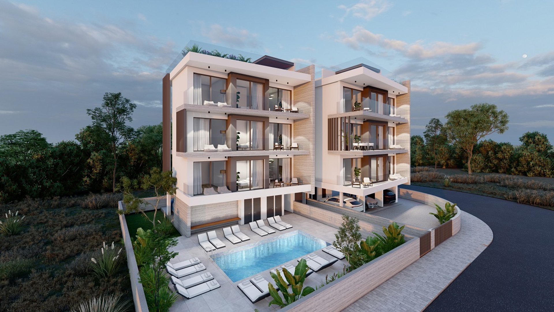 2 bedrooms Penthouse in Paphos, Cyprus No. 29108