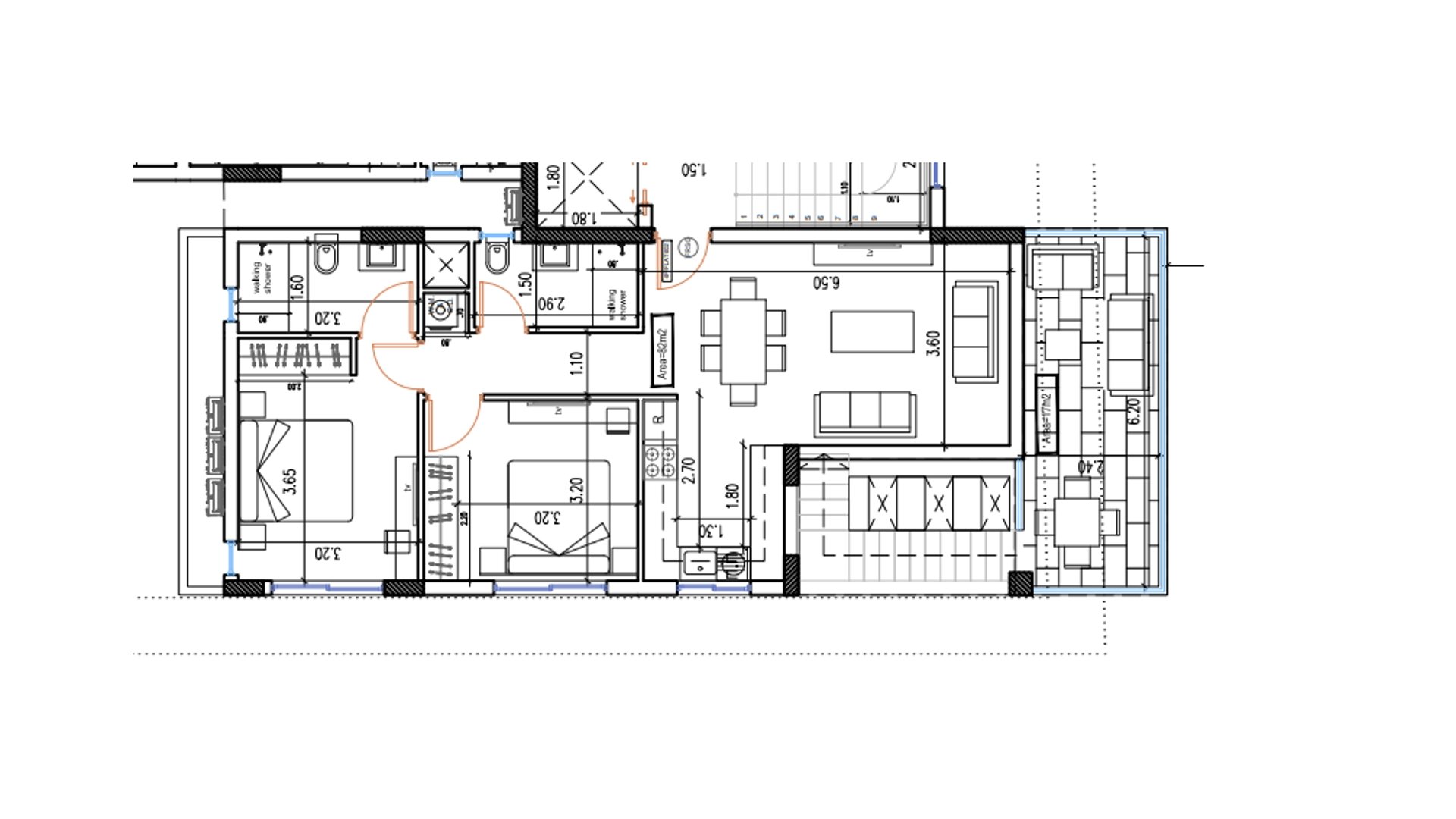 2 bedrooms Penthouse in Larnaca, Larnaka, Cyprus No. 26625
