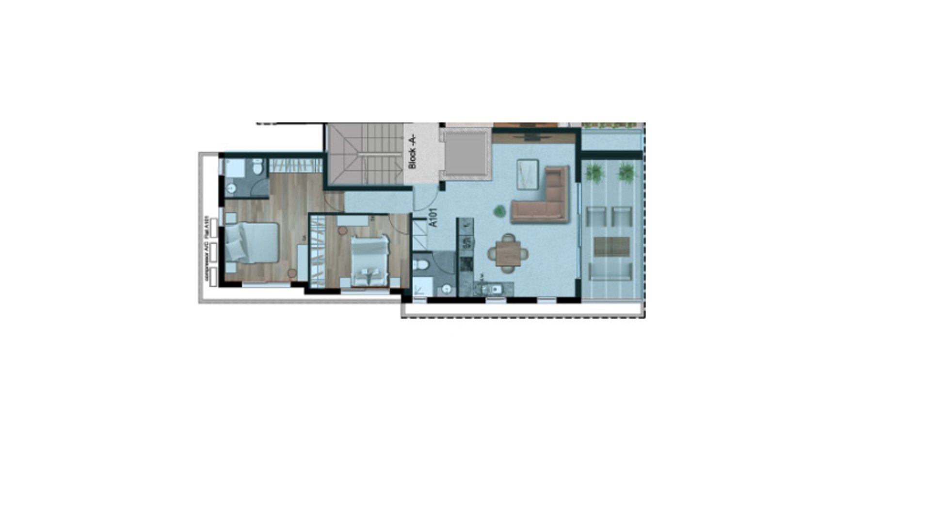 2 chambres Appartement à Livadia, Larnaka, Chypre No. 26630