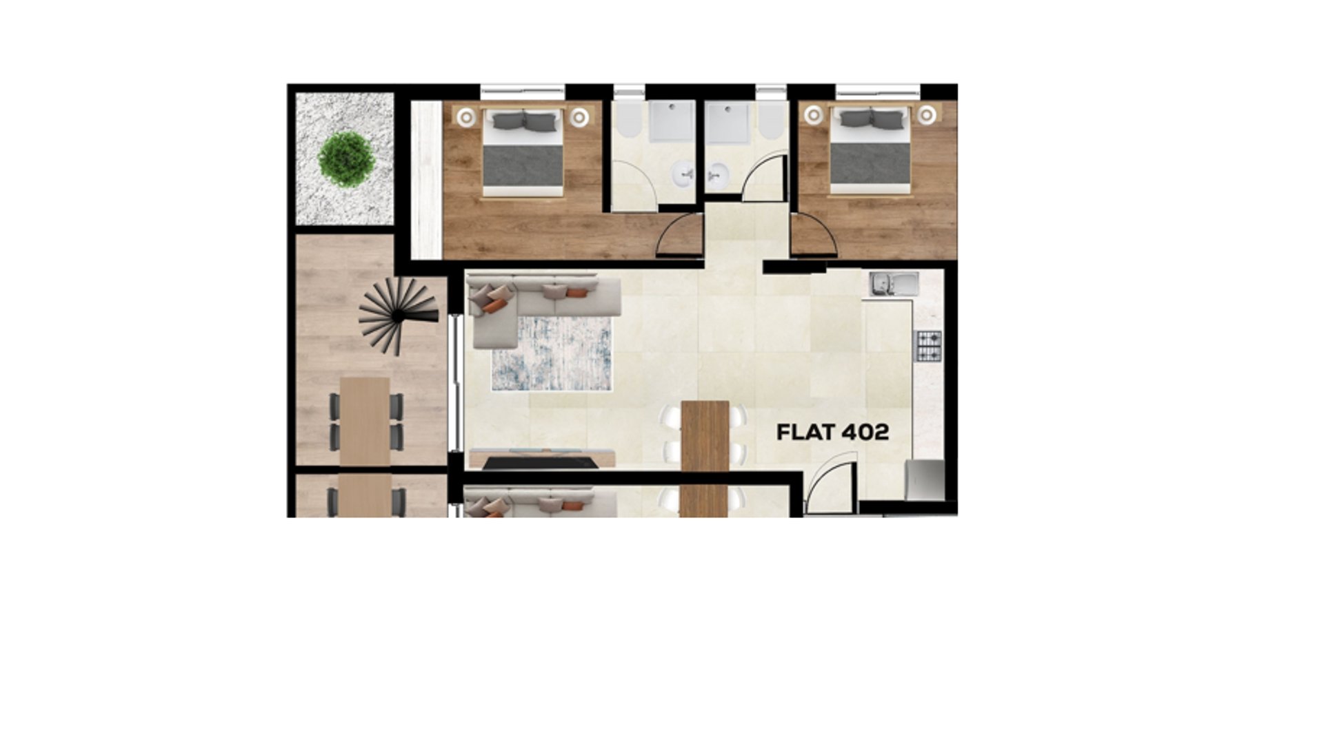 2 bedrooms Penthouse in Larnaca, Larnaka, Cyprus No. 26624