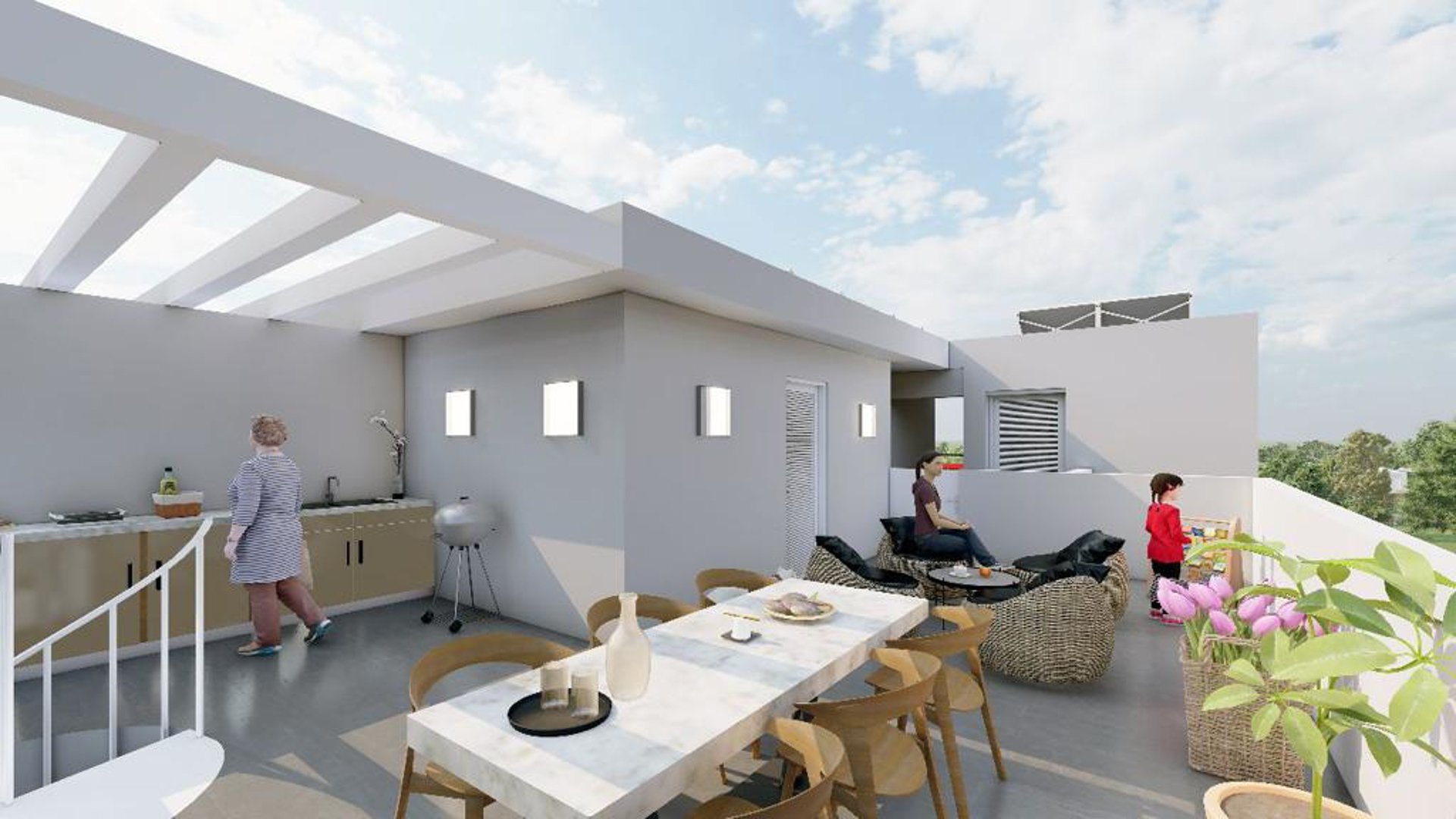 2 bedrooms Penthouse in Larnaca, Larnaka, Cyprus No. 26624