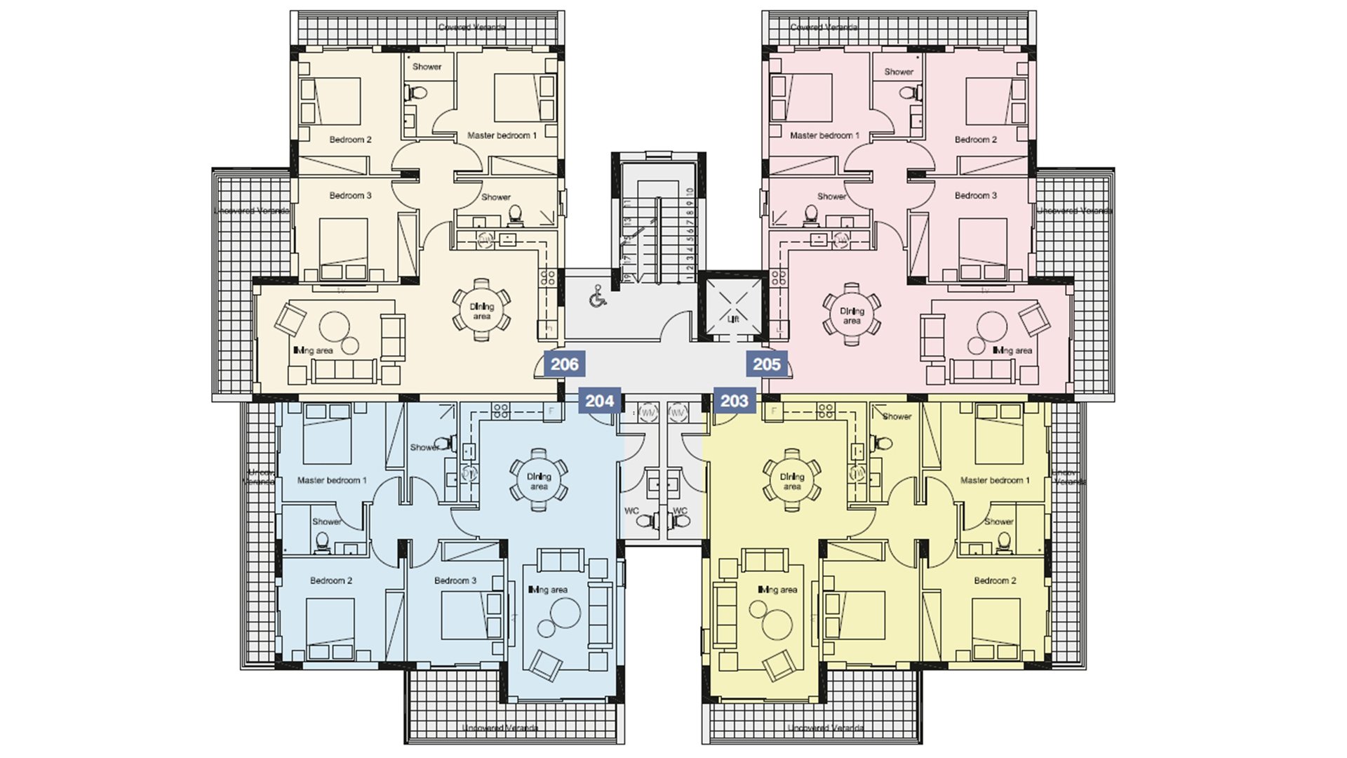 3 bedrooms Apartment in Onero Residences Paphos, Cyprus No. 4508