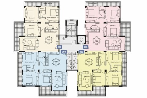 Appartement plan d'étage, 3 chambres dans Onero Residences No. 4479