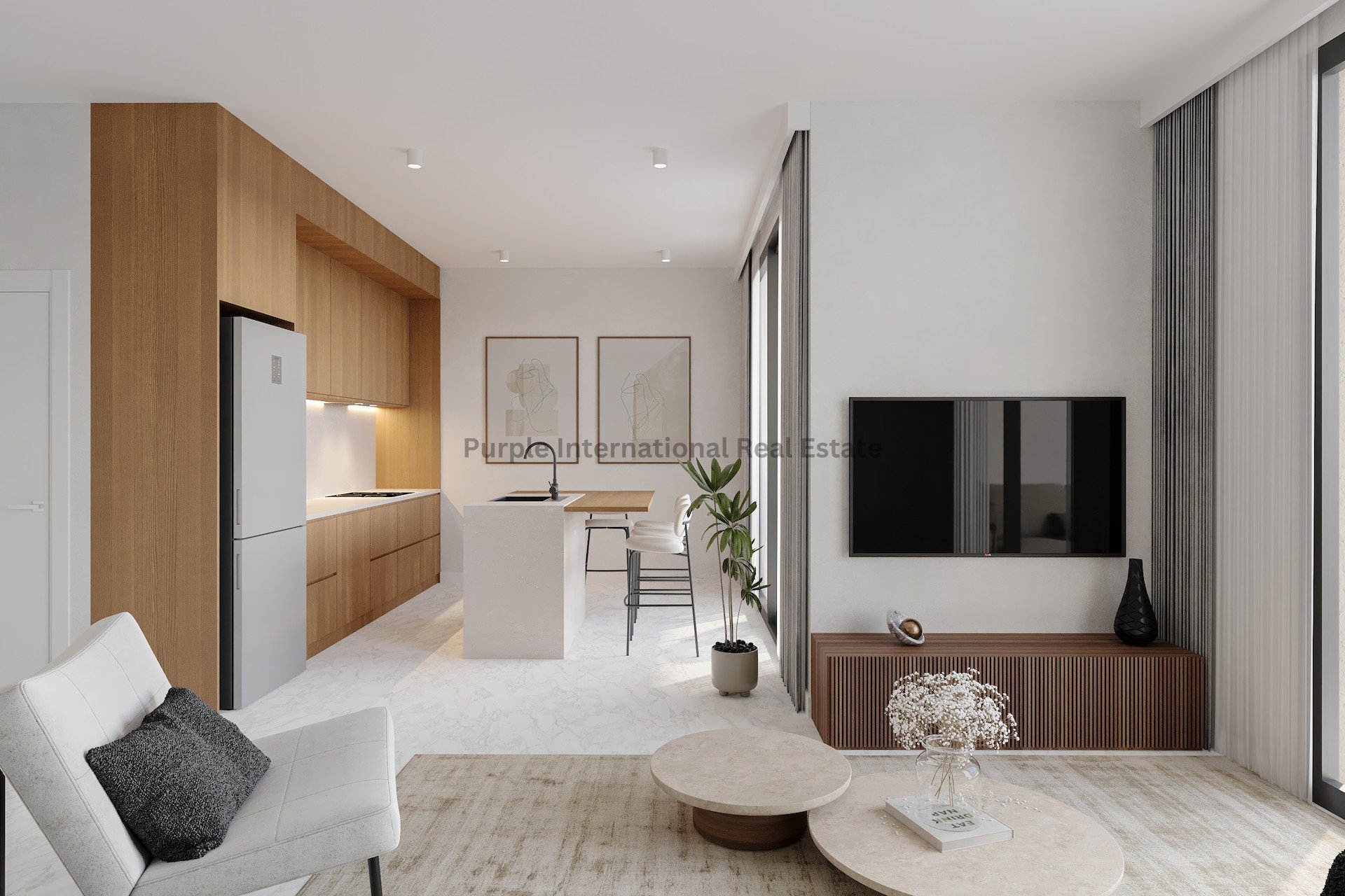 2 dormitorios Apartamento en Kissonerga, Paphos, Chipre No. 54820