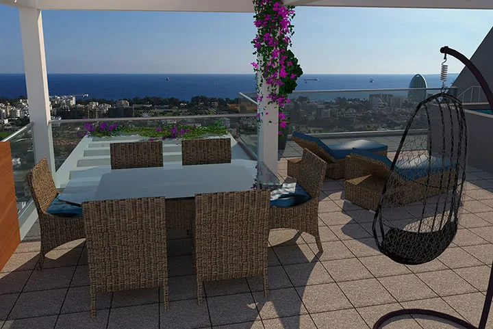 4 dormitorios Apartamento en Germasogeia, Limassol, Chipre No. 4936