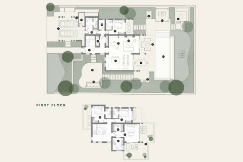 Villa floor plan «Villa», 5 bedrooms in LIMASSOL GREENS