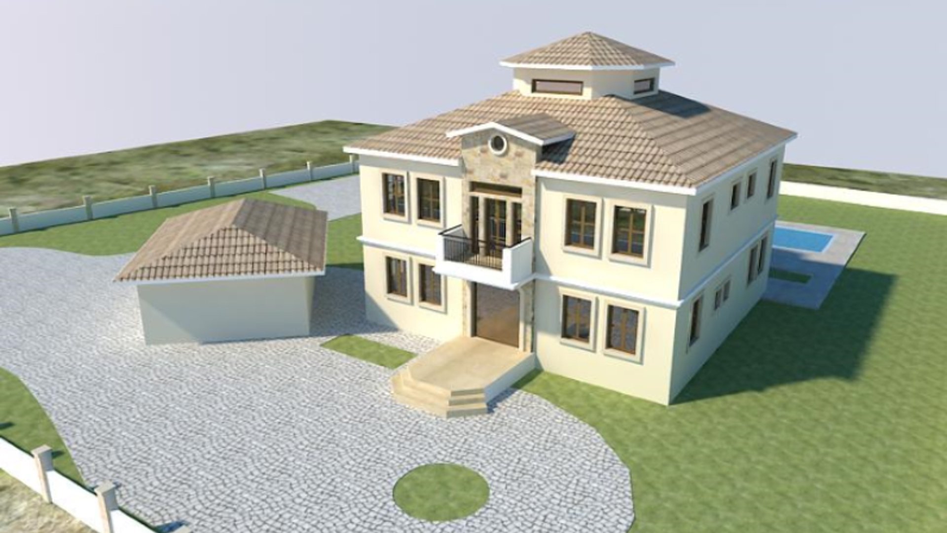 5 chambres Villa à Frenaros, Ammochostos, Chypre No. 28241