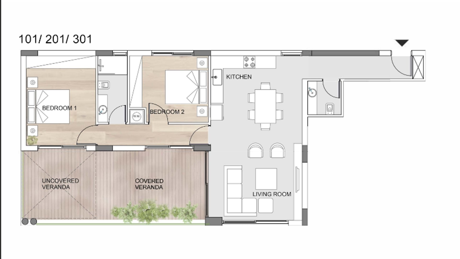 2 chambres Appartement à Limassol, Chypre No. 28776