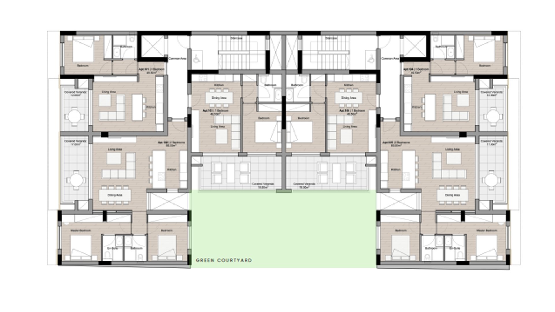 1 chambre Appartement à Limassol, Chypre No. 26693