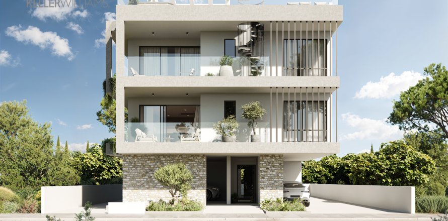 Квартира с 1 спальней в Ливадия, Никосия,  № 51568