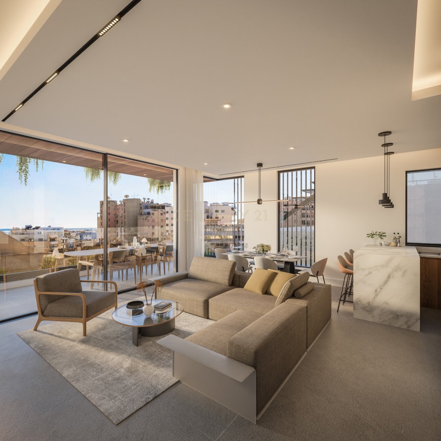 3 chambres Penthouse à Agios Nektarios, Limassol, Chypre No. 55577