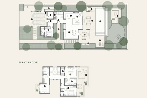 Villa floor plan «Villa», 4 bedrooms in LIMASSOL GREENS