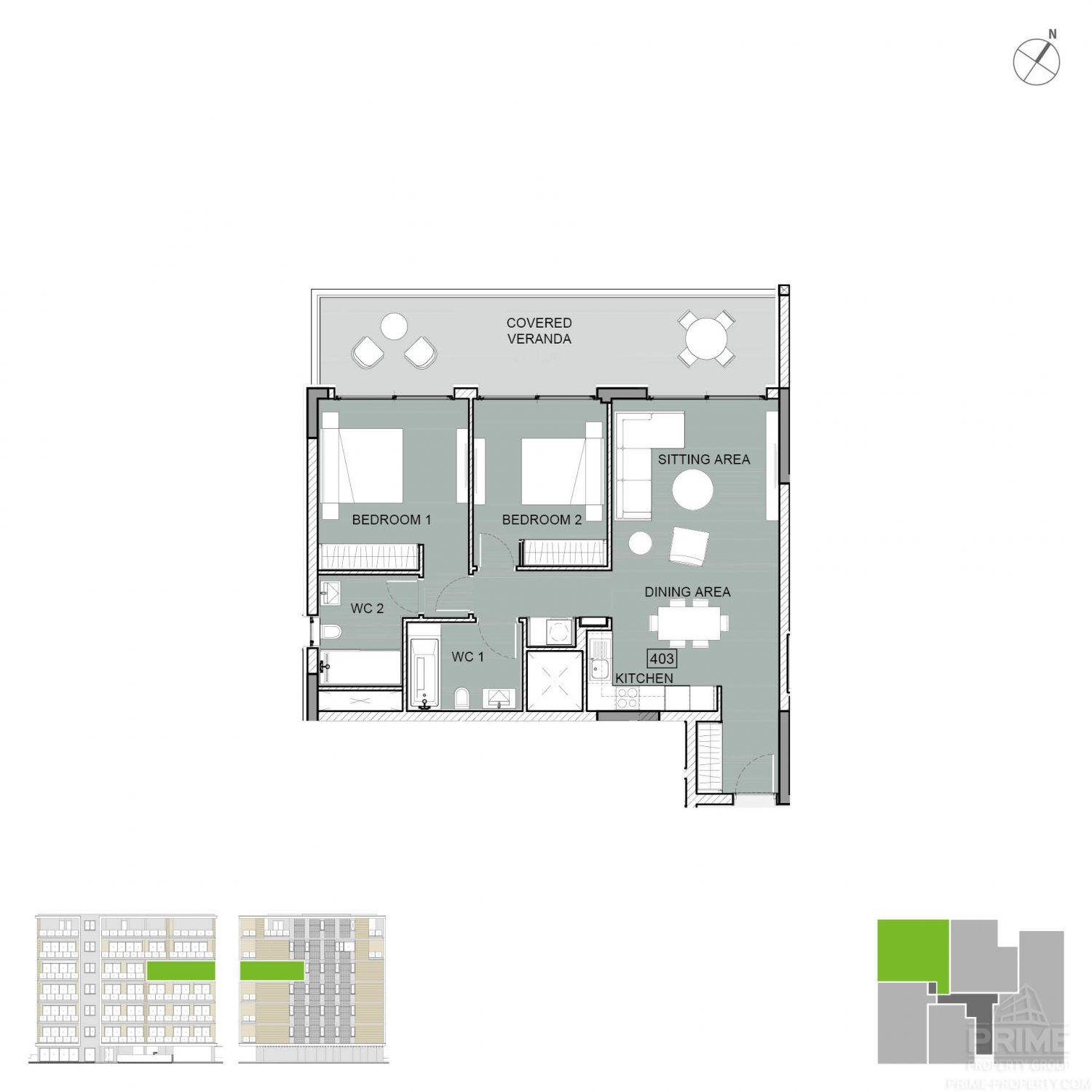 2 chambres Appartement à Potamos tis Germasogeias, Germasogeia, Limassol, Chypre No. 4610