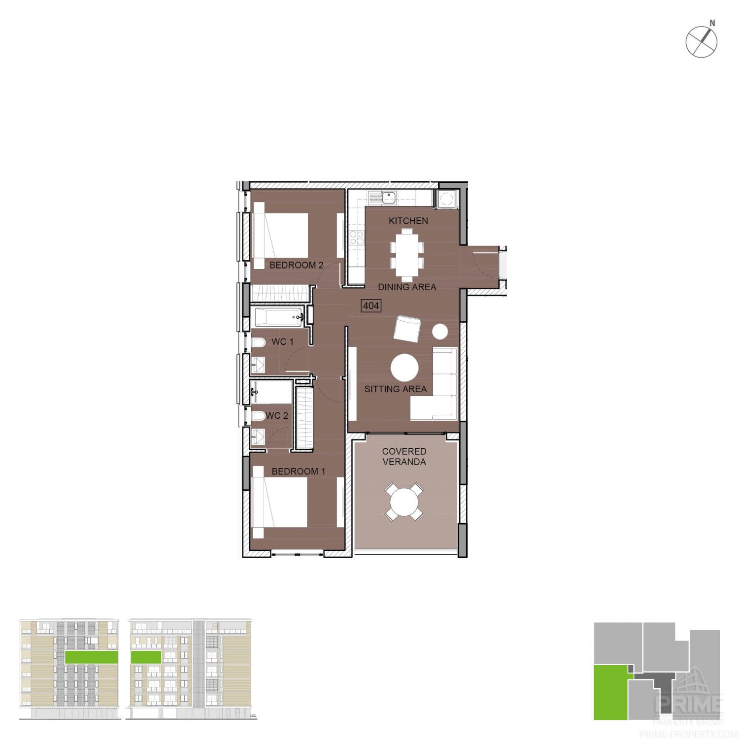 2 chambres Appartement à Potamos tis Germasogeias, Germasogeia, Limassol, Chypre No. 4611