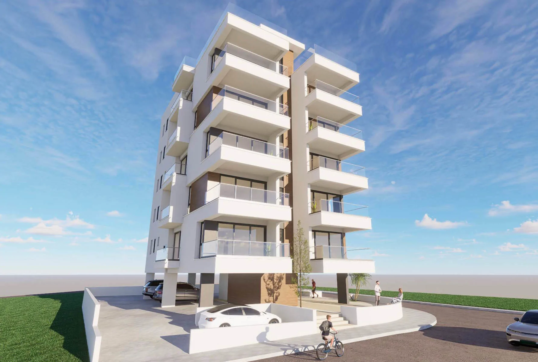 2 bedrooms Apartment in Larnaca, Larnaka, Cyprus No. 25381