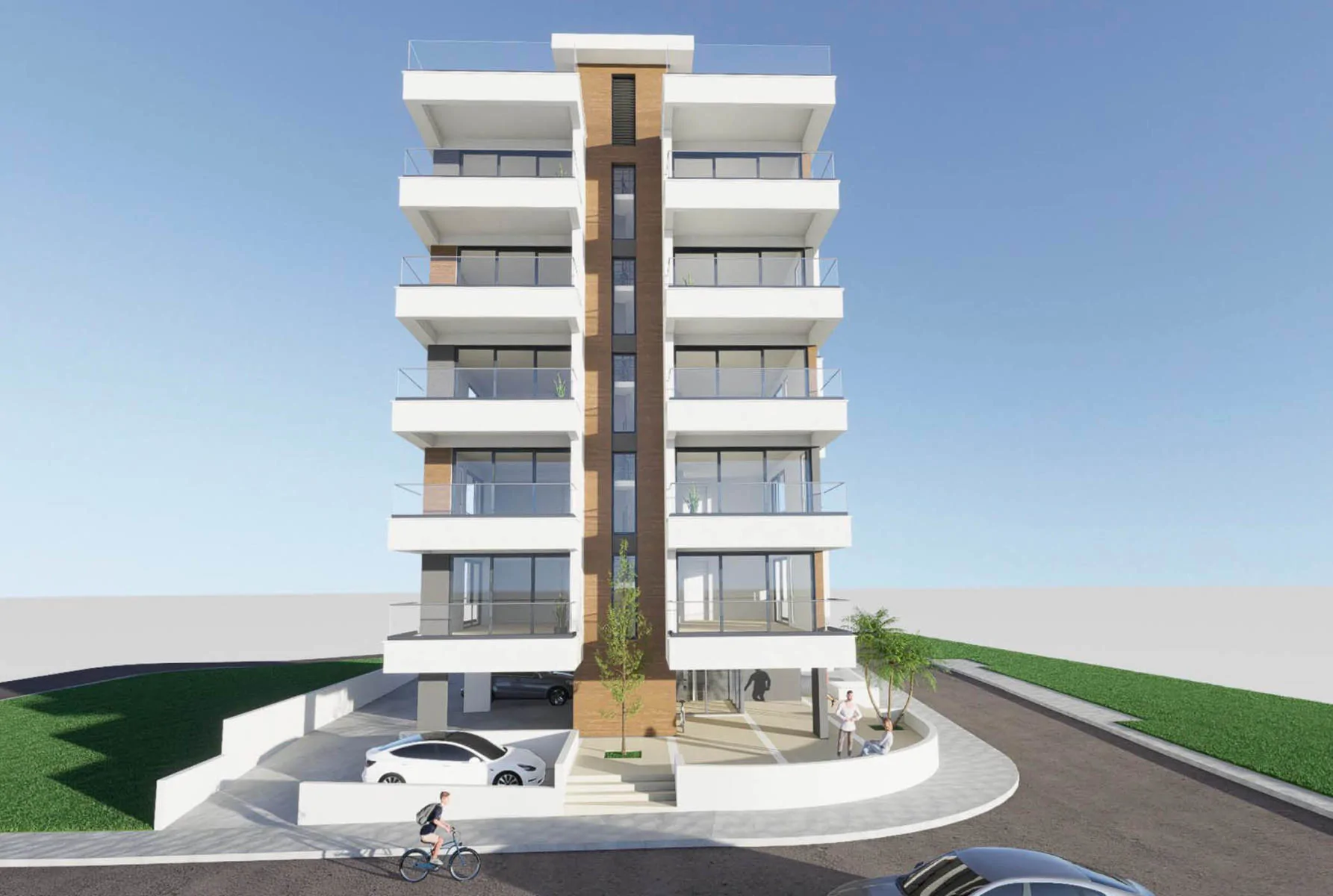 2 bedrooms Apartment in Larnaca, Larnaka, Cyprus No. 25381