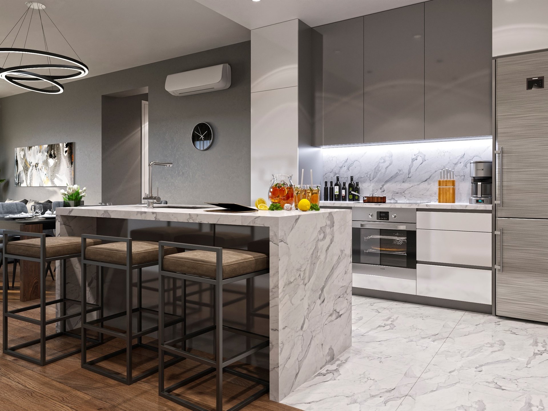 2 chambres Penthouse à Mouttagiaka, Limassol, Chypre No. 56086
