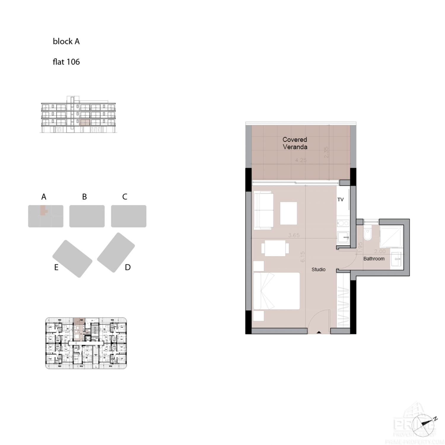 1 chambre Appartement à Asomatos, Limassol, Chypre No. 27360