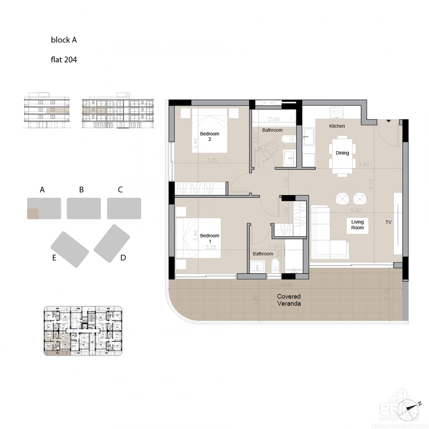 1 chambre Appartement à Asomatos, Limassol, Chypre No. 27364