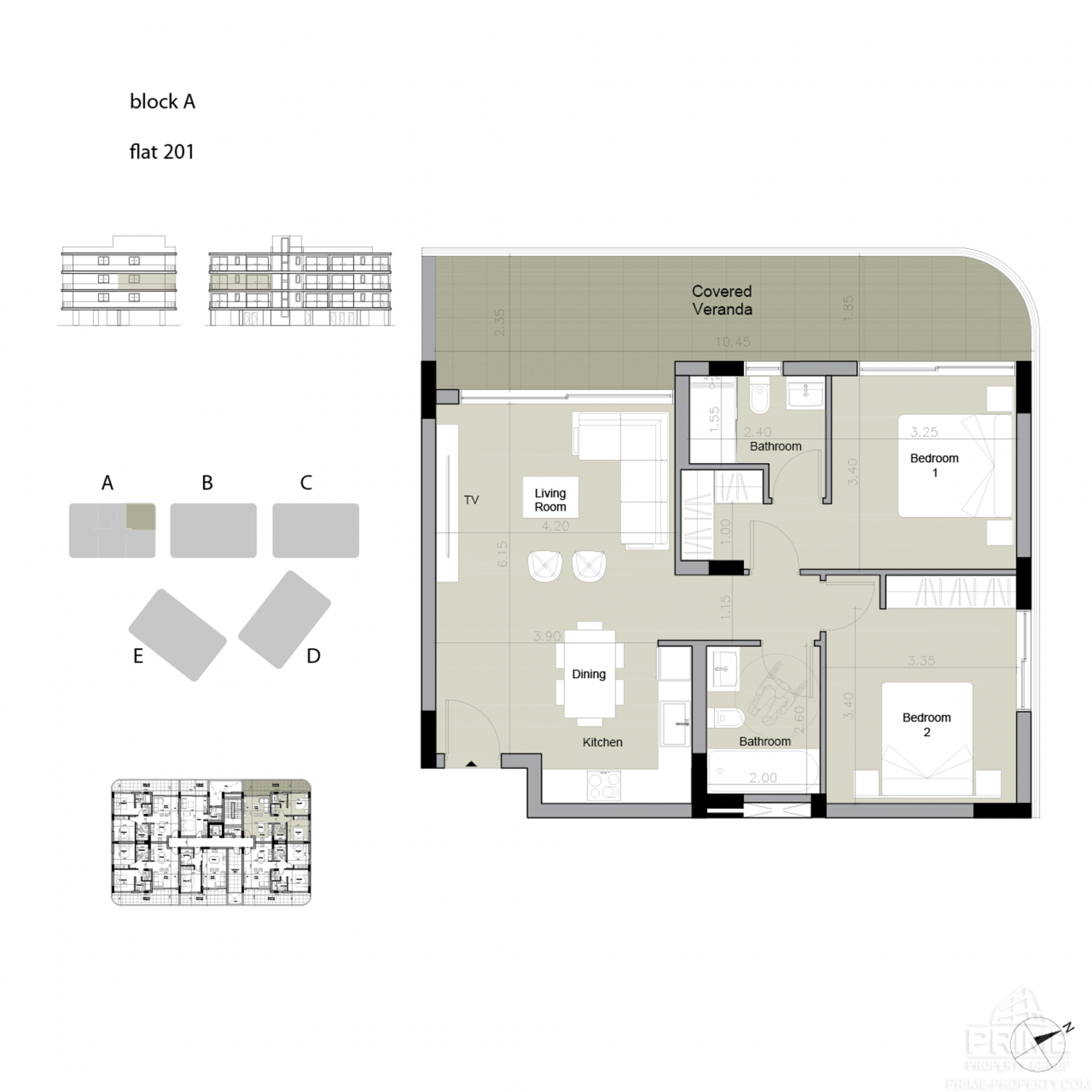 1 chambre Appartement à Asomatos, Limassol, Chypre No. 27361