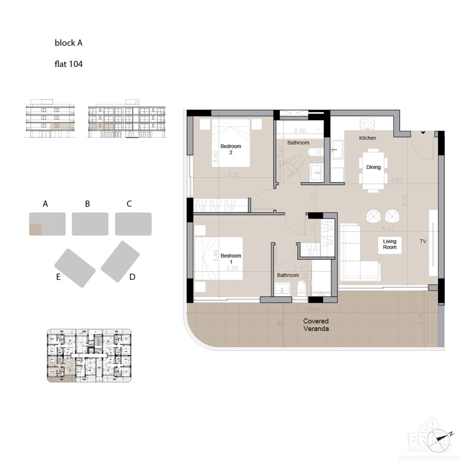 1 chambre Appartement à Asomatos, Limassol, Chypre No. 27358