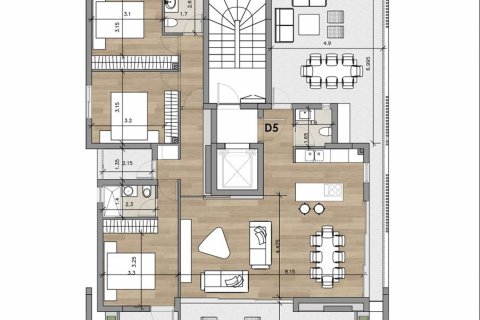 3 chambres Appartement à Agios Nektarios, Limassol, Chypre No. 26358