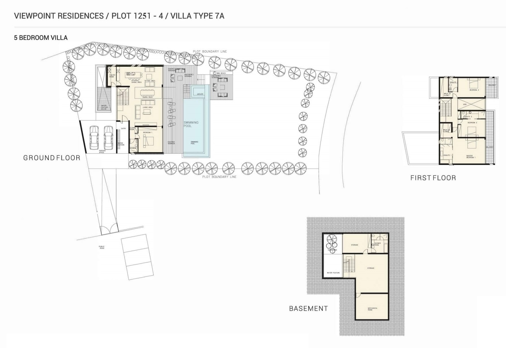 5 dormitorios Villa en Viewpoint Hills Pegeia, Paphos, Chipre No. 9201