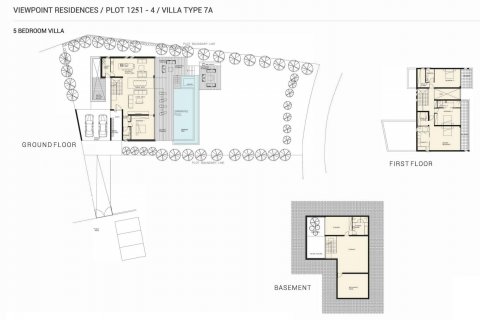 Villa floor plan «5BR-18», 5 bedrooms in Viewpoint Hills