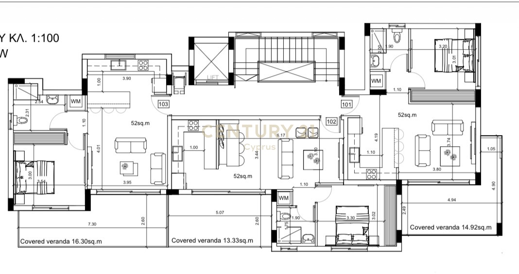 1 bedroom Apartment in Germasogeia, Limassol, Cyprus No. 55070
