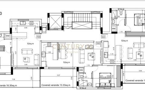 Квартира с 1 спальней в Гермасойя, Лимасол,  № 55070 7