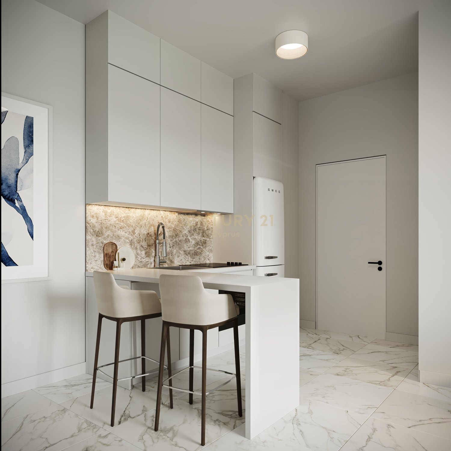 1 dormitorio Apartamento en Mouttagiaka, Limassol, Chipre No. 54035
