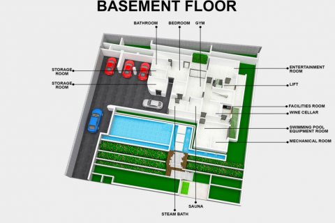 Вилла с 5 спальнями в Лимассол, Лимасол,  № 38938 12