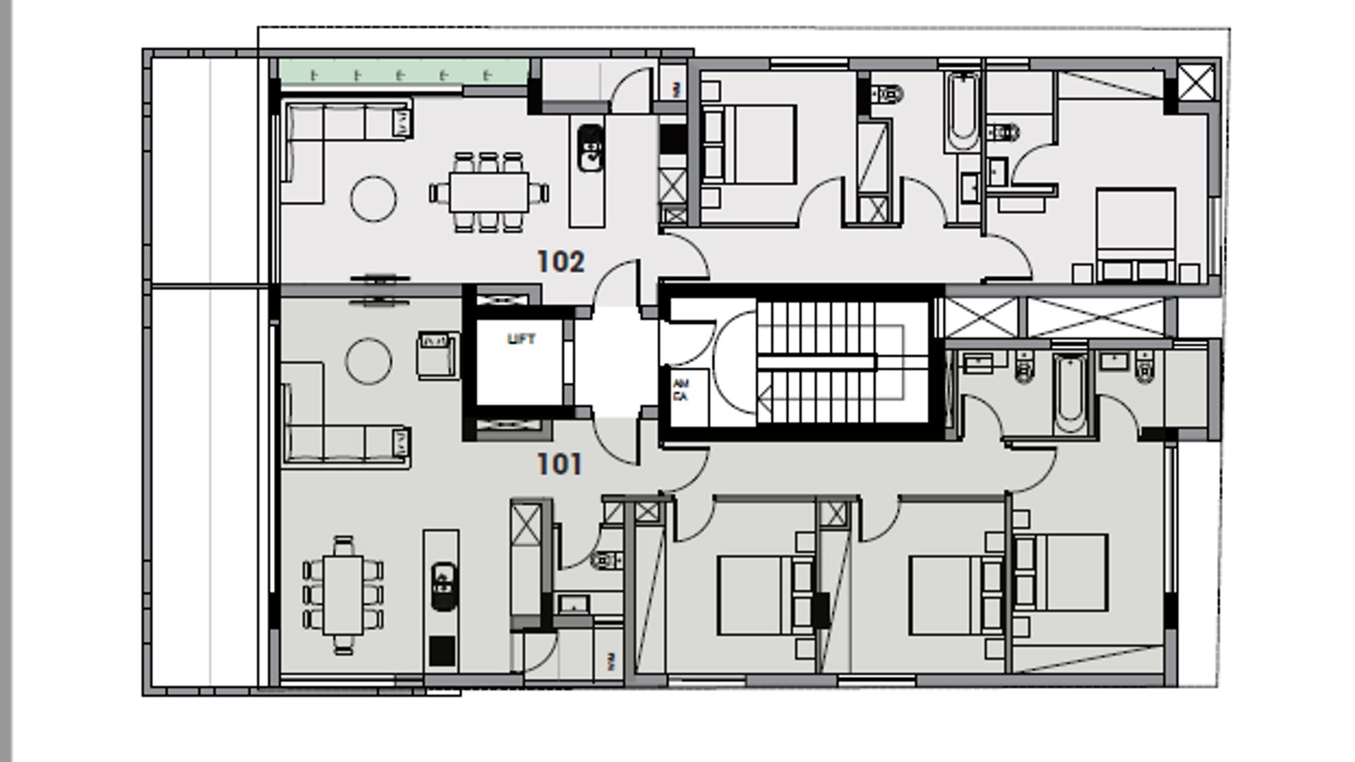 2 chambres Appartement à Limassol, Chypre No. 28902