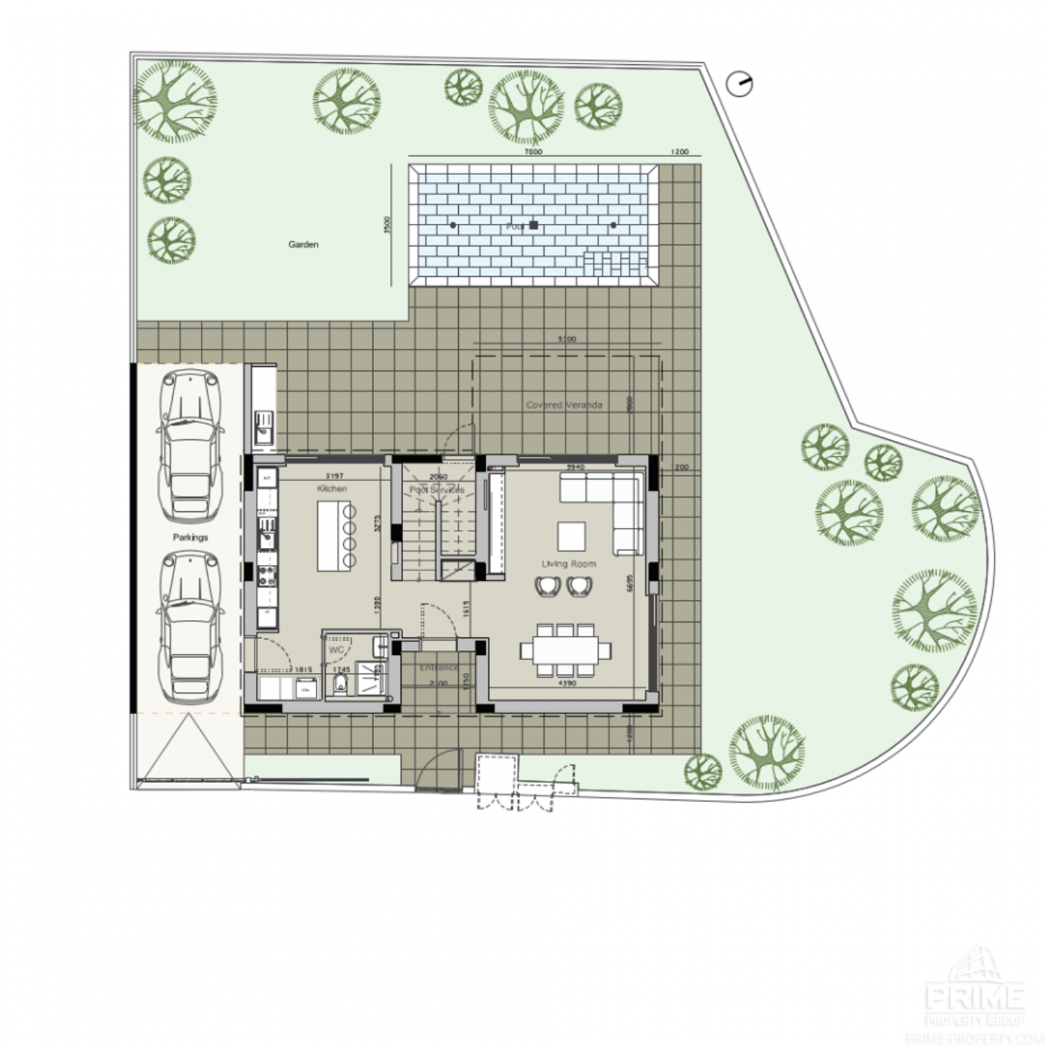 5 chambres Villa à Oroklini, Larnaka, Chypre No. 29081