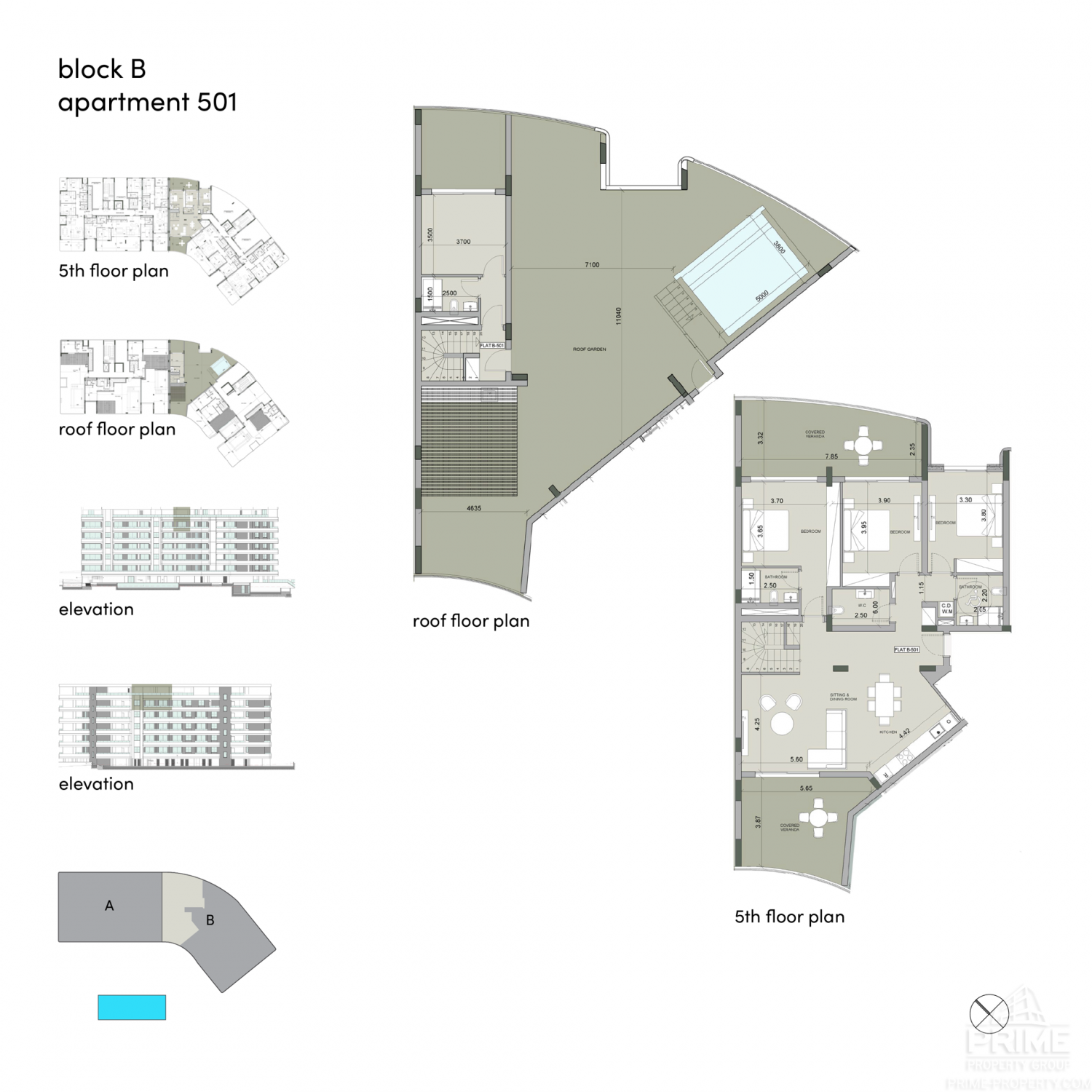 4 chambres Penthouse à Sense Agios Tychonas, Limassol, Chypre No. 27438