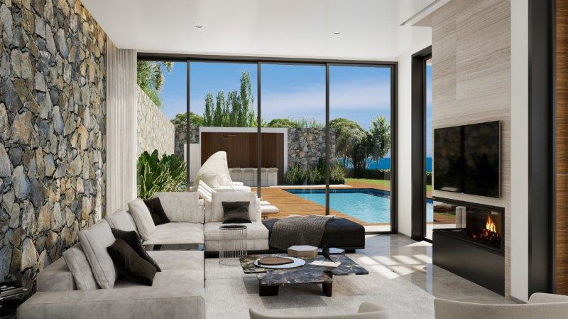 5 chambres Villa à Sea Caves, Pegeia, Paphos, Chypre No. 28201