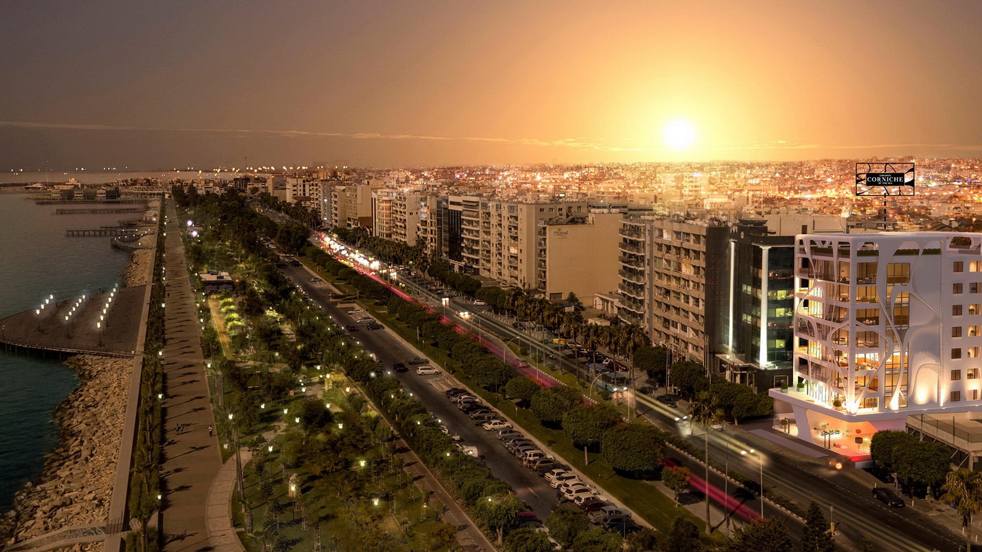 Limassol Corniche in Limassol, Cyprus No. 8994