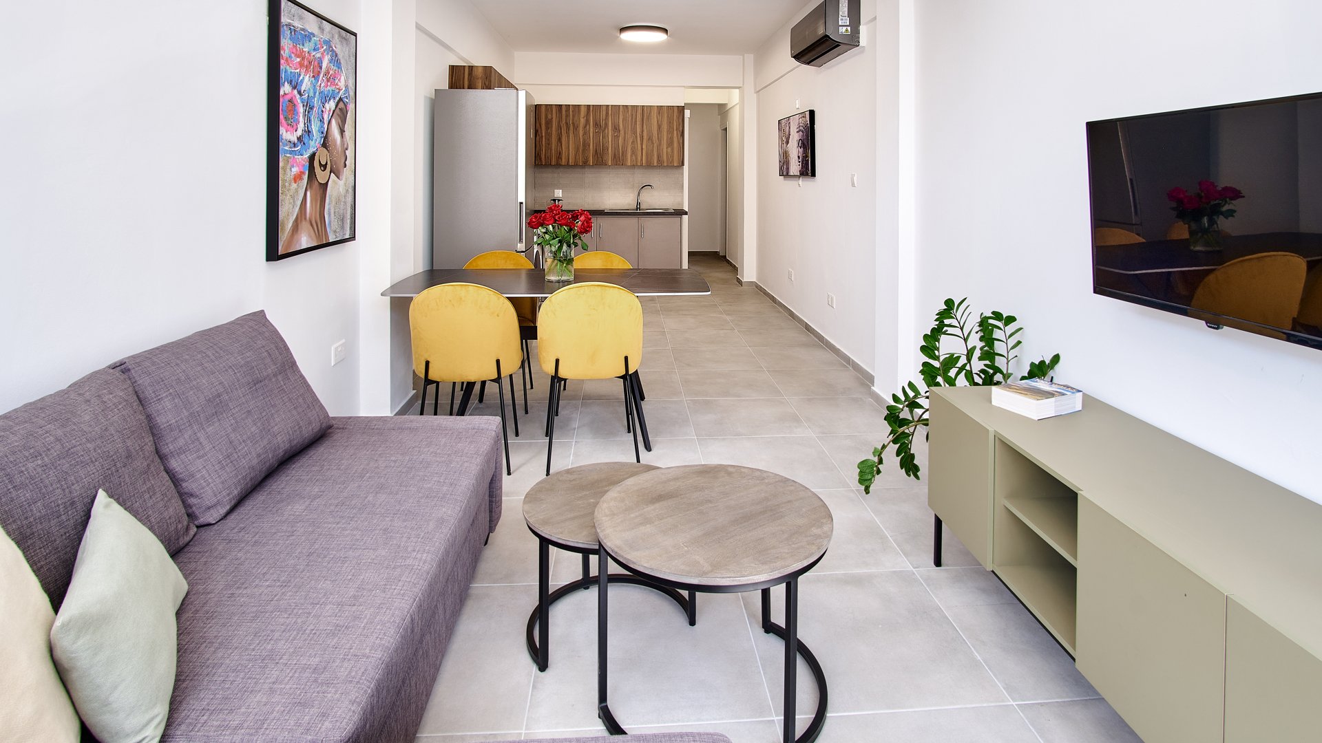 Квартира с 2 спальнями в Ларнака, Кипр № 31806