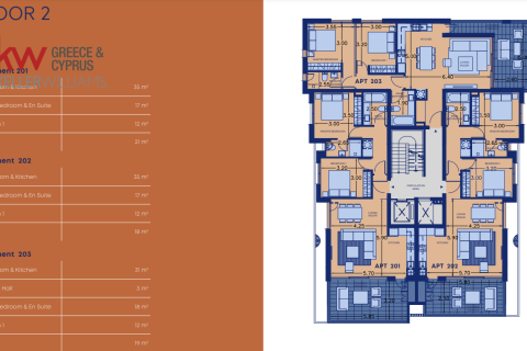 2 bedrooms Apartment in Larnaca, Larnaka, No. 40611 6