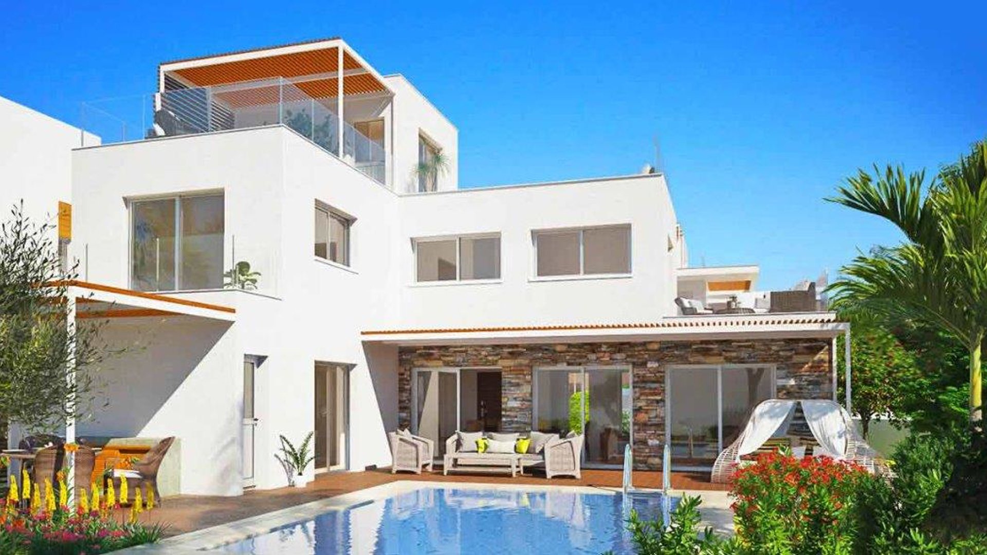4 chambres Villa à Geroskípou, Paphos, Chypre No. 28430