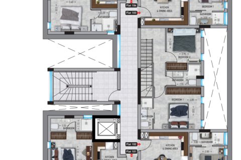 Квартира с 2 спальнями в Дериния, Аммохостос,  № 40099 4