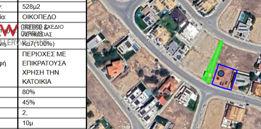 528m2 Land in Lakatamia, Nicosia,  No. 40094