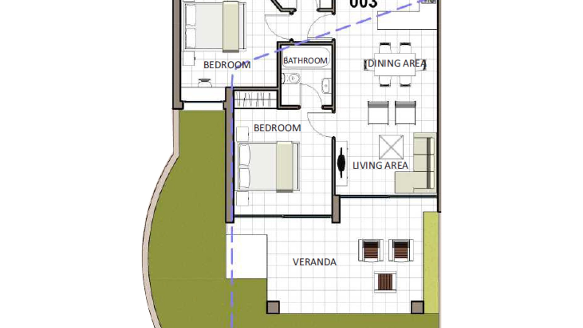 2 chambres Appartement à Trachoni, Limassol, Chypre No. 28787
