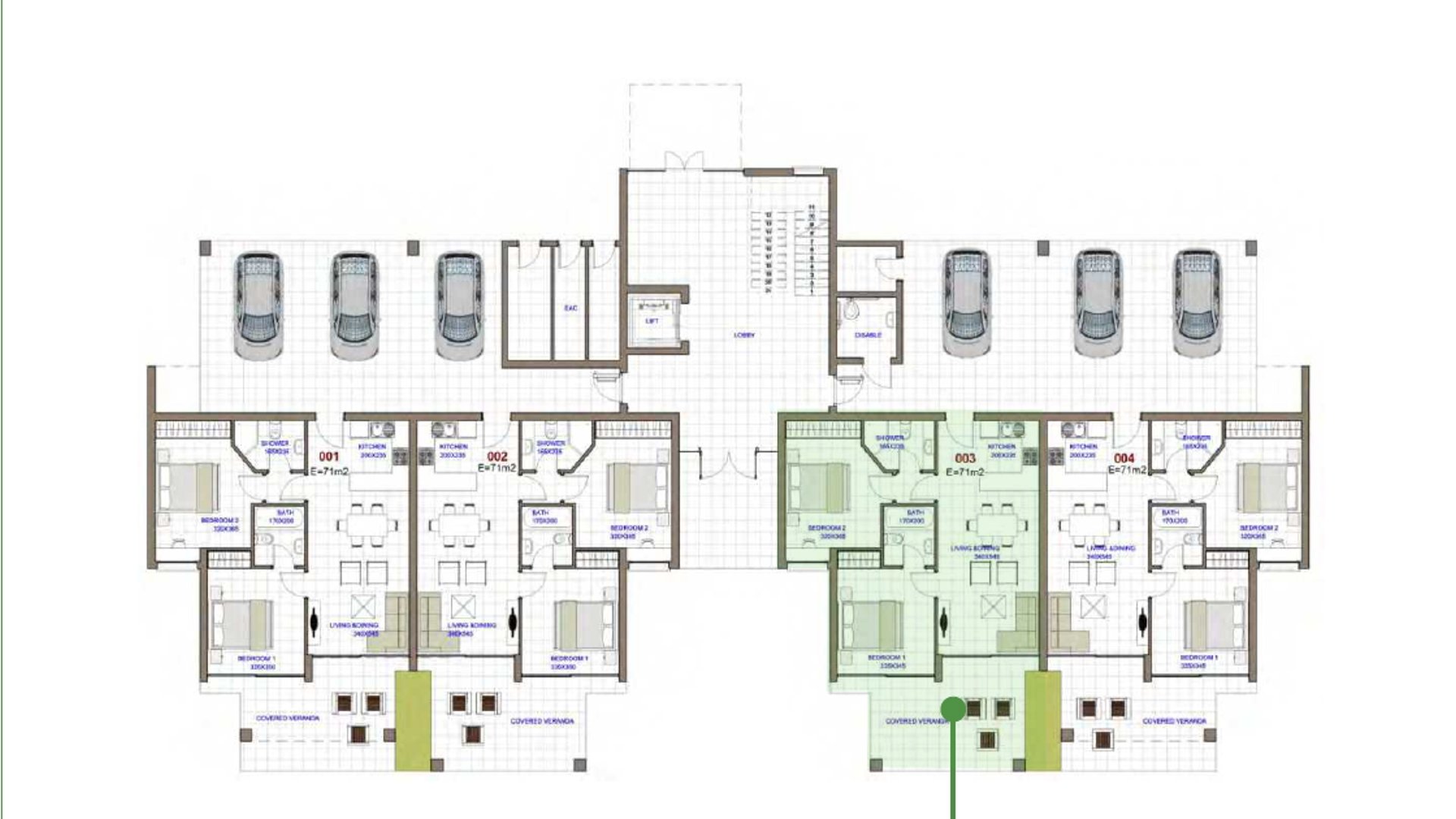 2 chambres Appartement à Trachoni, Limassol, Chypre No. 28787