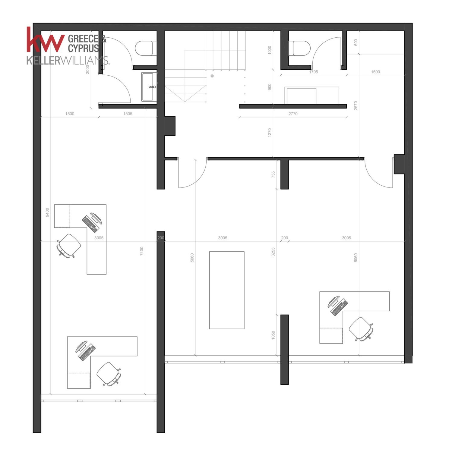 5 habitaciones Oficina en Larnaca, Larnaka, Chipre No. 40195