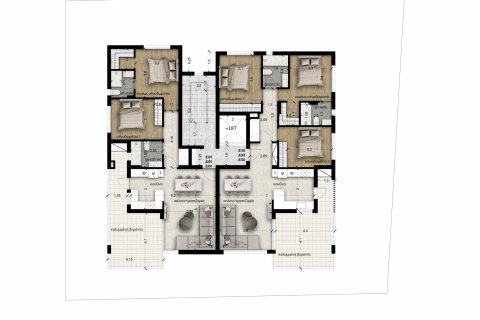 3 bedrooms Penthouse in Tsiflikoudia, Limassol, Cyprus No. 28617
