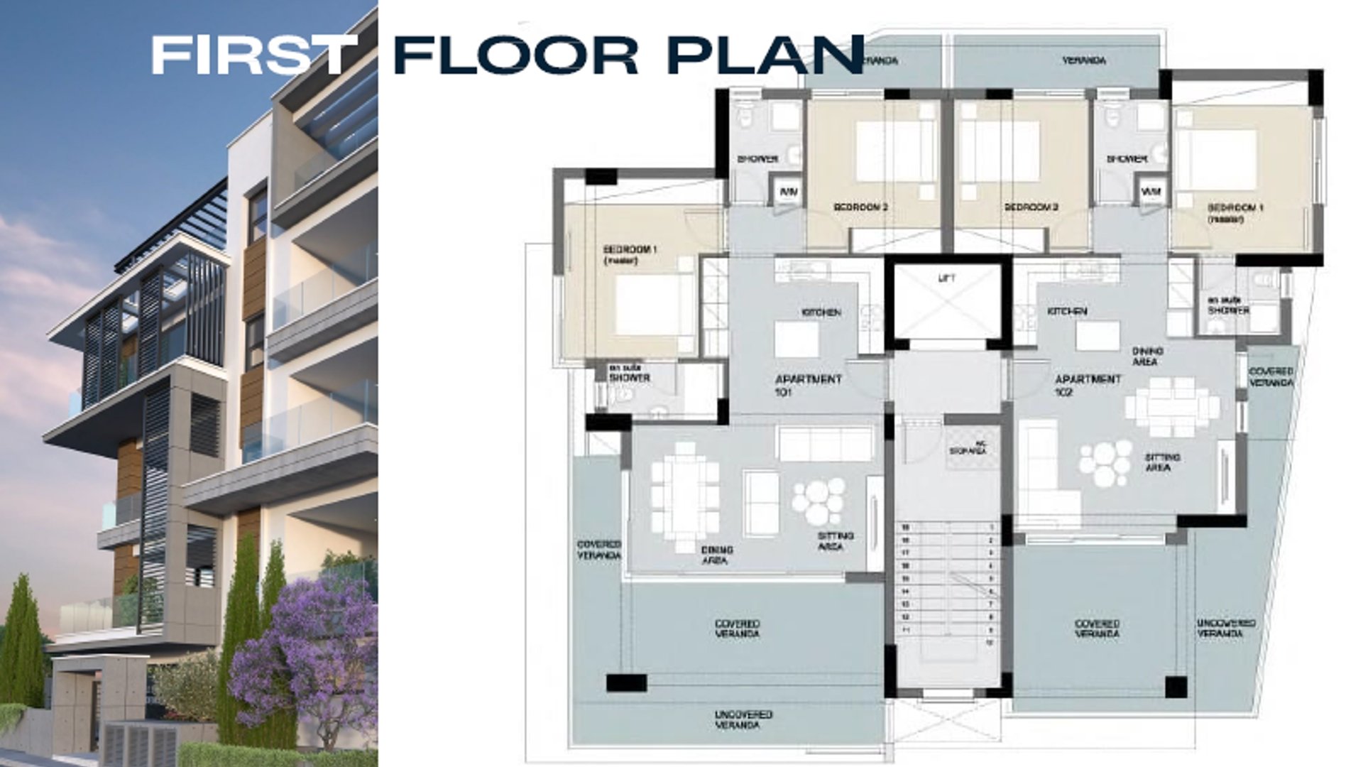 2 bedrooms Penthouse in Germasogeia, Limassol, Cyprus No. 28622