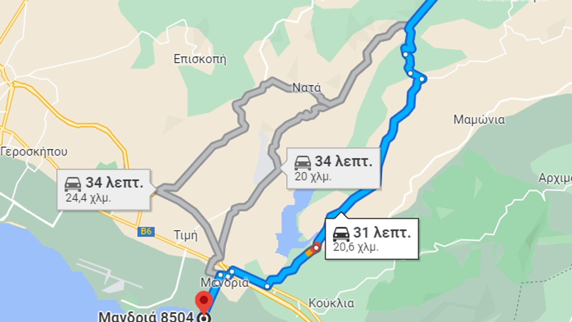17000m2 Terrain à Kelokedara, Paphos, Chypre No. 28620