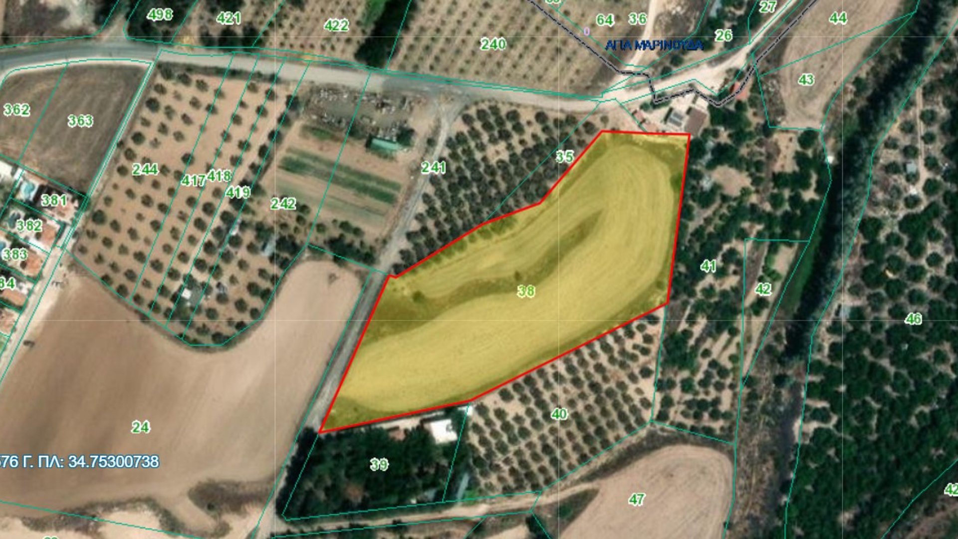 10633m2 Terrain à Paphos, Chypre No. 28045