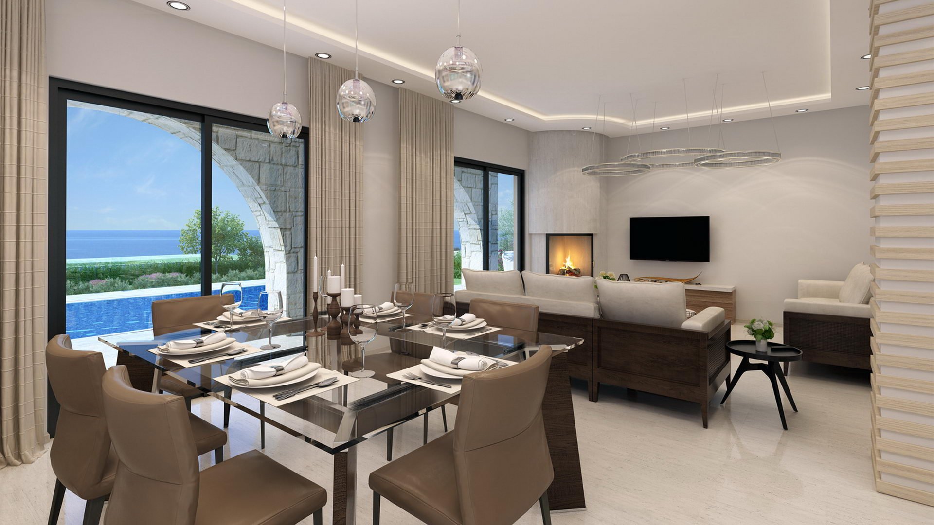Peyia Coastal Villas en Pegeia, Paphos, Chipre No. 5374